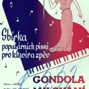Sbírka populárních písní pro klavír a zpěv - Gondola, Milování