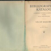 Bibliografický katalog