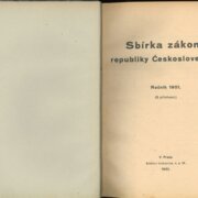 Sbírka zákonů republiky Československé