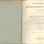 Handbuch der musikalischen Literatur