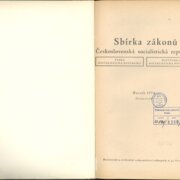 Sbírka zákonů Československá socialistická republika
