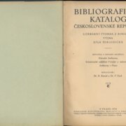 Bibliografický katalog Československé republiky