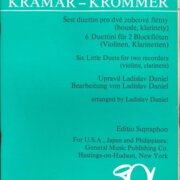 Šest duettin pro dvě zobcové flétny