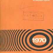 Katalog orchestrálních materiálů 1970