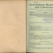Gewerblicher Rechtsschutz und Urheberrecht