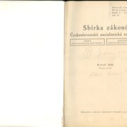 Sbírka zákonů Československá socialistická republika