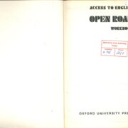 Acces to english - Open road - workbook