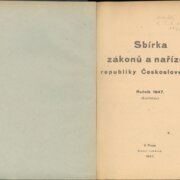 Sbírka zákonů a nařízení státu československého