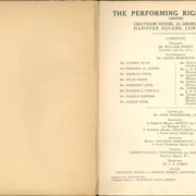 THE PERFORMING RIGHT SOCIETY