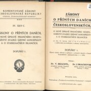 Komentované zákony Československé republiky SV. XXIV C - Zákony o přímých daních