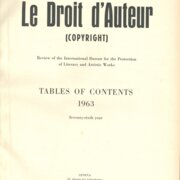 Le Droit d'Auteur