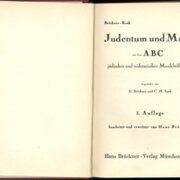 Judentum und Musik mit dem ABC jüdischer und nichtarischer Musikbeflissener