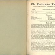 THE PERFORMING RIGHT GAZETTE