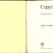 Monthly Review of the World Intellectual Property Organization