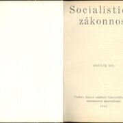 Socialistická zákonnost XII.