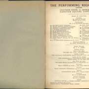 THE PERFORMING RIGHT SOCIETY