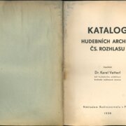 Katalog hudebních archivů Čs. rozhlasu