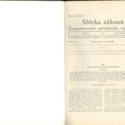 Sbírka zákonů Československá socialistická republika