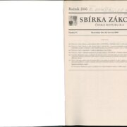 Sbírka zákonů Česká republika III.