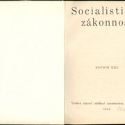 Socialistická zákonnost XIIi.