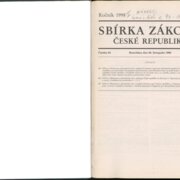 Sbírka zákonů České republiky V.