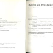 Bulletin du droit d'auteur