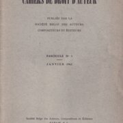 Cahiers de Droit d’Auteur