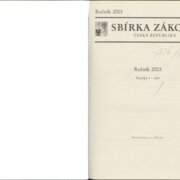 Sbírka zákonů Česká republika