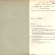 UNESCO COPYRIGHT BULLETIN BULLETIN  DU  DROIT D'AUTEUR
