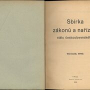 Sbírka zákonů a nařízení státu československého