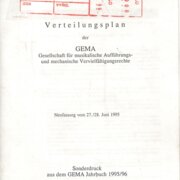 Verteilungsplan der Gema