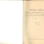 Sbírka zákonů Československá socialistická republika
