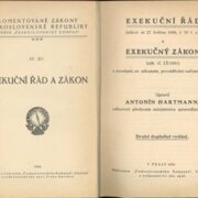 Exekuční řád, exekuční zákon