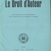 Le Droit d'Auteur
