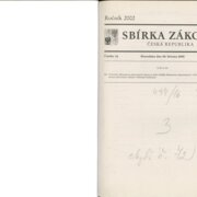 Sbírka zákonů Česká republika