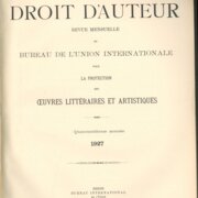 Le Droit d'Auteur