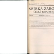 Sbírka zákonů České republiky II.