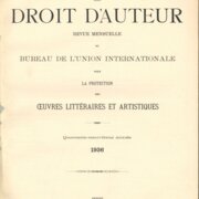 Le Droit d'Auteur