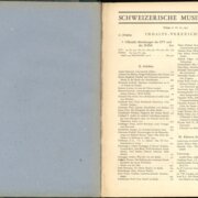 Schweizerische Musikzeitung