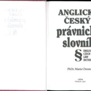 Anglicko Český právnický slovník