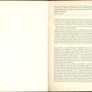 Un compositeur suisse au tournant des XVII et XVIII siecles