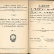 Zákony o přímých daních Československých díl I.