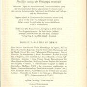 Schweizerische Musikzeitung revue musicale Suisse