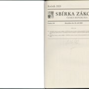 Sbírka zákonů Česká republika