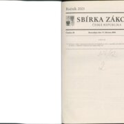 Sbírka zákonů Česká republika