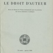 Le Droit d'Auteur