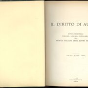 Il Diritto di Autore
