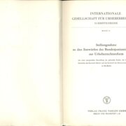 Internationale gesellschaft für urheberrecht e. v. schriftenreihe - Band 16 - Stellungnahme zu den Entwürfen des Bundesjustizministeriums zur Urheberrechtsreform
