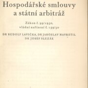 Hospodářské smlouvy a státní arbitráž