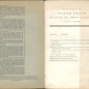 UNESCO COPYRIGHT BULLETIN BULLETIN DU DROIT D'AUTEUR - VOL. III.